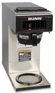 BUNN 13300.0001 VP17-1SS Pourover Coffee Brewer with 1-Warmer, Stainless Steel, Silver, Standard