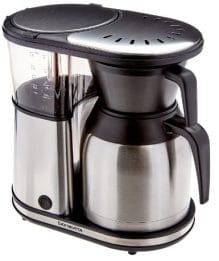 Bonavita 8 Cup Coffee Maker, One-Touch Pour Over Brewing with Thermal Carafe, SCA Certified, Stainless Steel (BV1900TS)