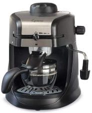 Capresso 303.01 4-Cup Espresso and Cappuccino Machine Black 13.25" x 7.5" x 9.75"