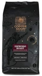 Copper Moon Whole Bean Coffee, Dark Roast, Espresso Blend, 5 Lb