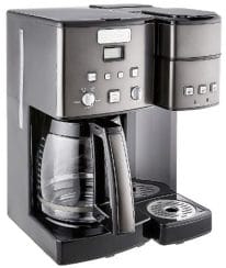 Cuisinart Coffee Maker,12 Cup with 3 Single-Size Brewers, 6, 8, 12 oz, Black/Stainless Steel, SS-15BKSP1