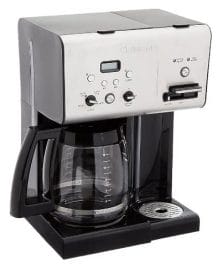 Cuisinart Plus 12-Cup Hot Water Coffee Maker, Black/Stainless