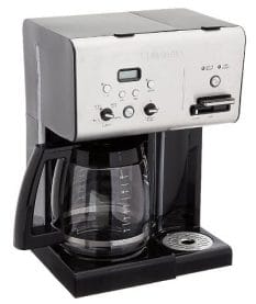 Cuisinart Plus 12-Cup Hot Water Coffee Maker, Black-Stainless