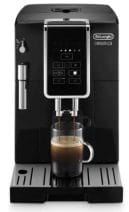 De'Longhi Dinamica Espresso Machine, Black - Automatic Bean-to-Cup Brewing, Built-In Steel Burr Grinder & Manual Frother - One-Touch Hot & Iced Coffee - Easy Cleanup
