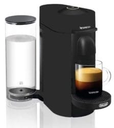 De'Longhi Nespresso VertuoPlus Coffee and Espresso Machine by De'Longhi, 38 ounces, Matte Black