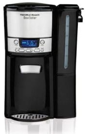 Hamilton Beach 12-Cup Coffee Maker, Programmable BrewStation Dispensing Coffee Machine, Black - Removable Reservoir (47900)