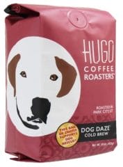 Hugo Coffee Ground Dog Daze Cold Brew Coffee - With Nuts and Chocolate & Taste of Spices | Hugo Supports Dog Rescues (16 oz)