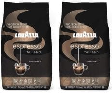 Lavazza Caffe Espresso Italiano Whole Bean Coffee Blend, Medium Roast, 2.2-Pound Bag (Pack of 2)