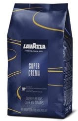 Lavazza Super Crema Whole Bean Coffee Blend, light-Medium Espresso Roast, 2.2 Pound (Pack of 1) ,Premium Quality, Aromatic, Mild and creamy