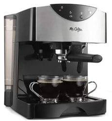 Mr. Coffee Automatic Dual Shot Espresso/Cappuccino System, 40 ounces