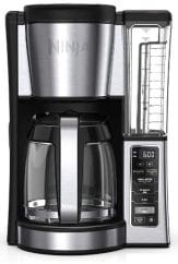 Ninja 12-Cup Programmable Coffee Brewer, 2 Brew Styles, Adjustable Warm Plate, 60oz Water Reservoir, Delay Brew - Black/Stainless Steel