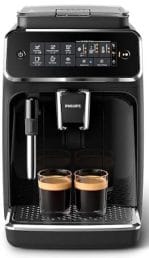PHILIPS 3200 Series Fully Automatic Espresso Machine, Classic Milk Frother, 4 Coffee Varieties, Intuitive Touch Display, 100% Ceramic Grinder