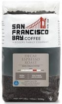 San Francisco Bay Whole Bean Coffee - DECAF Espresso Roast (2lb Bag), Dark Roast
